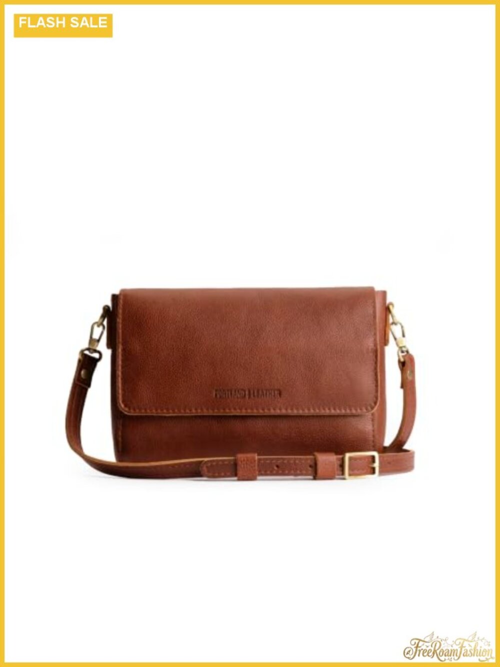 Portland Leather Goods Full-Grain Leather Crossbody Bag for Women